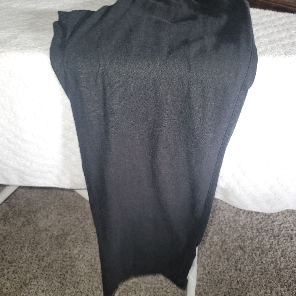 Linen black pants